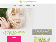 Tablet Screenshot of clothingpickup.com